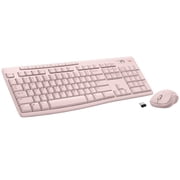 Logitech MK270 Wireless Keyboard and Mouse Combo, Rose