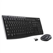 Logitech MK270 Wireless Keyboard and Mouse Combo - Keyboard and Mouse Included, Long Battery life