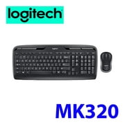 Logitech MK320 Wireless Keyboard + Mouse Combo, 2.4 GHz Frequency/30 ft Wireless Range, Black (920002836)