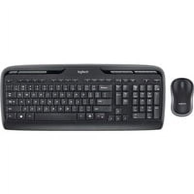 Logitech MK320 Wireless Keyboard + Mouse Combo, 2.4 GHz Frequency/30 ft Wireless Range, Black (920002836)