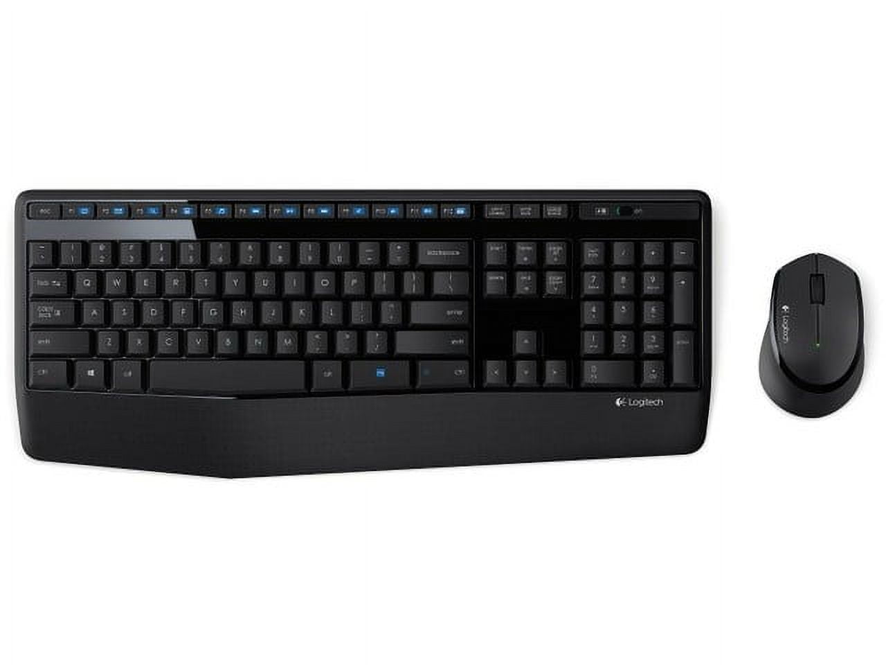 Logitech MK345 Wireless Combo with Full-Size Keyboard and Right-Handed  Mouse -