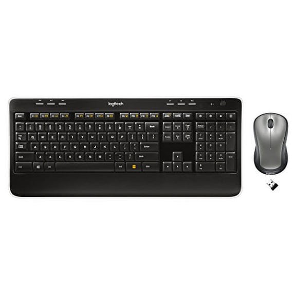 Logitech MK520 Wireless Keyboard and Mouse Combo - Keyboard and Mouse, Long Battery Life, Secure 2.4GHz Connectivity