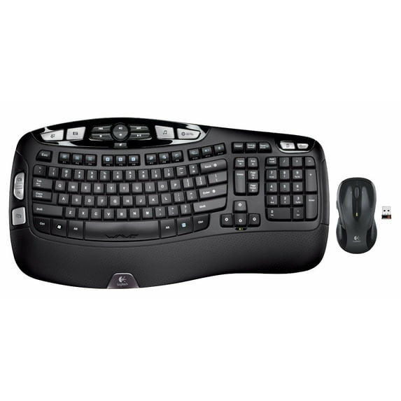 Logitech MK550 Ergonomic Wireless Keyboard & Mouse Combo