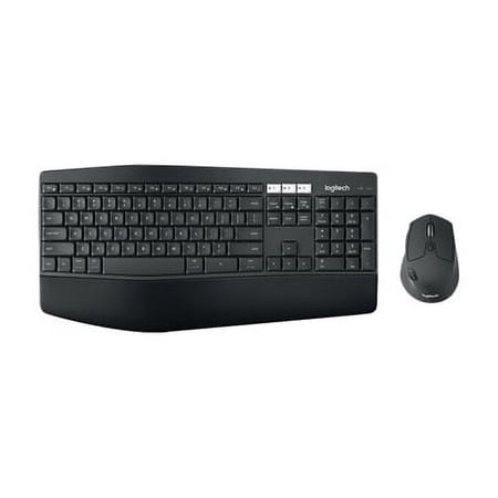 Logitech - MK850 Performance Full-size Wireless Membrane Keyboard and Mouse Combo for PC and Mac - Black