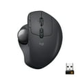 thumbnail image 1 of Logitech MX ERGO Wireless Trackball - Optical - Wireless - Bluetooth/Radio Frequency - Graphite - USB - Computer - Trackball, Scroll Wheel - 8 Button(s) - Right-handed Only, 1 of 14