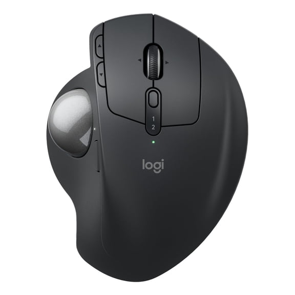 Logitech MX Ergo S Trackball, Wireless Black, W128940621 (Black)