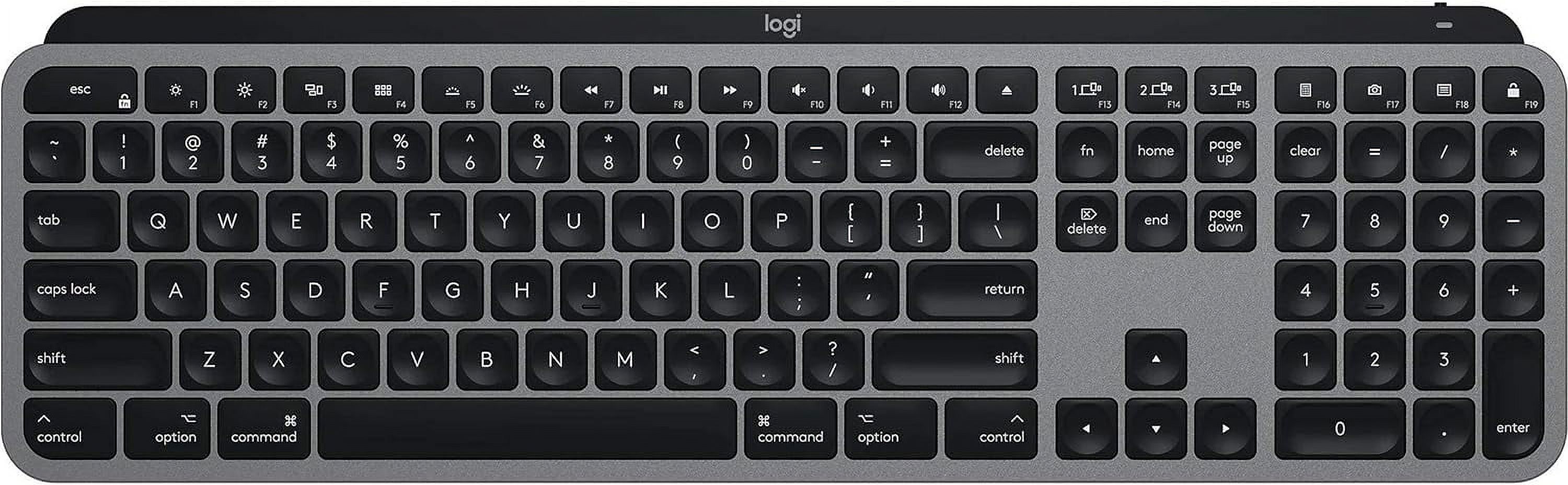 Logitech MX Keys Advanced Illuminated Wireless Keyboard for Mac
