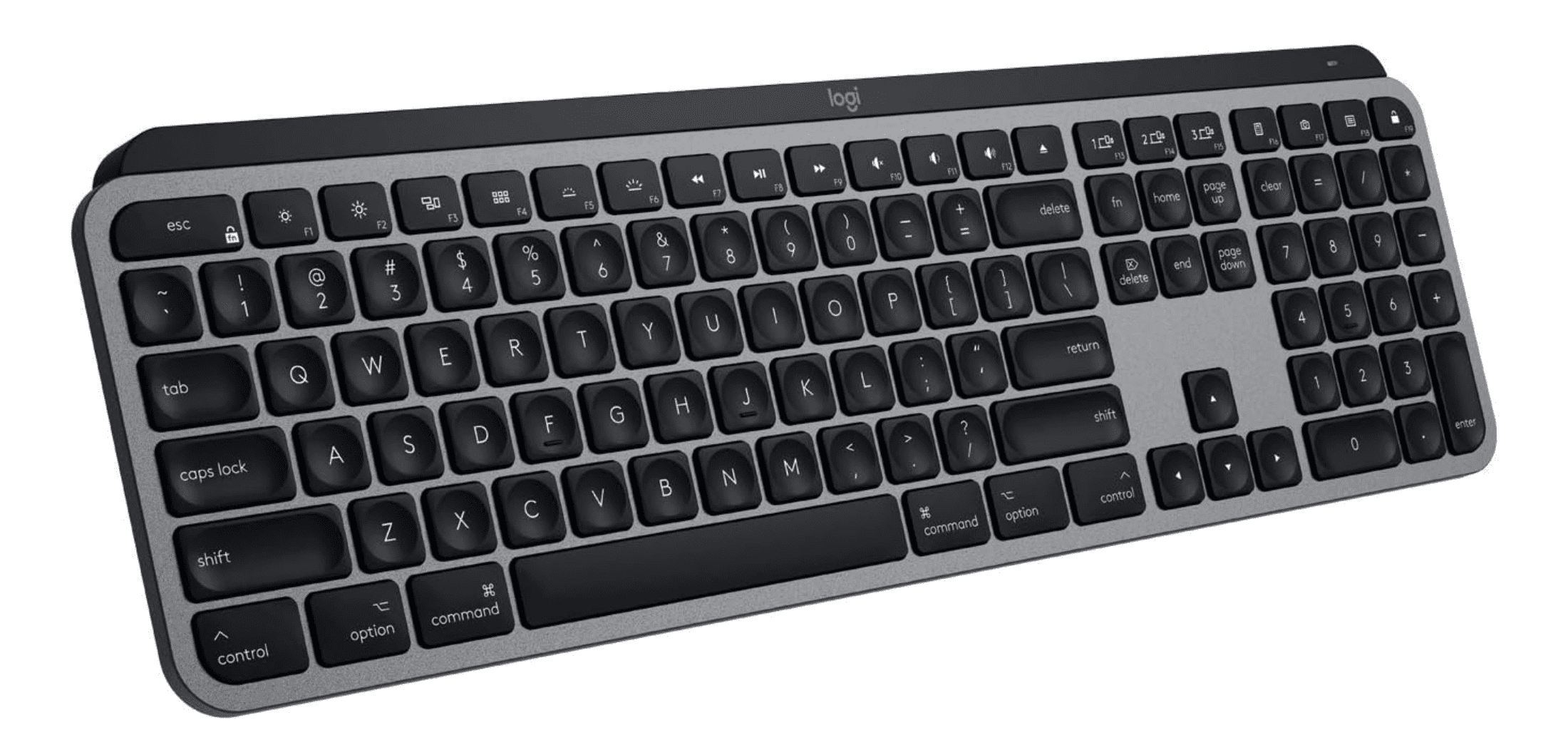Logitech MX Keys Advanced Wireless Illuminated Keyboard for MAC - Space Gray