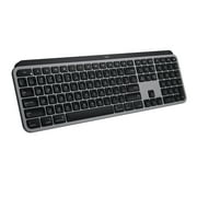 Logitech MX Keys Advanced Wireless Illuminated Keyboard for Mac, Backlit LED Keys, Bluetooth,USB-C, MacBook Pro,Macbook Air,iMac, iPad Compatible, Metal Build - Space Gray