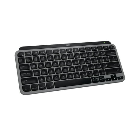 Logitech - MX Keys Mini TKL Wireless Bluetooth Scissor Mini MX Keys Switch Keyboard for Apple mac OS, iPad OS with Backlit Keys - Space Gray