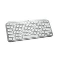 thumbnail image 1 of Logitech MX Keys Mini for Mac Minimalist Wireless Keyboard, Compact, Bluetooth, Backlit Keys, USB-C, Tactile Typing, Pale Grey, 1 of 12