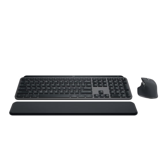 Logitech MX Keys S Wireless Keyboard, Low Profile, Quiet Typing, Backlighting, Bluetooth, USB C Rechargeable - Graphite