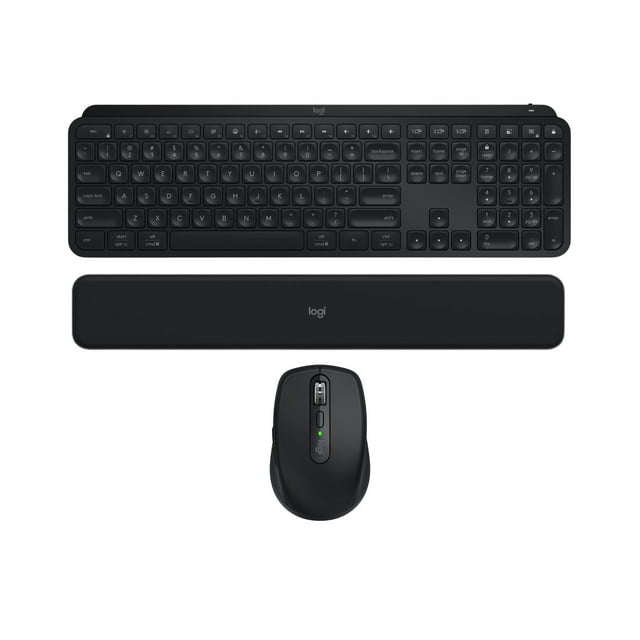Logitech MX Keys S Wireless Keyboard w/Smart Actions Shortcuts (Graphite) Bundle