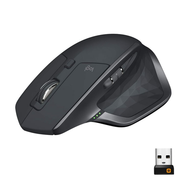  Logitech MX Master 2S Wireless Mouse - Hyper-Fast Scrolling,  Ergonomic, Rechargeable, Control 3 Computers, Graphite : Electronics