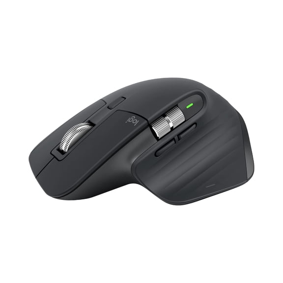 Logitech MX Master 3S Performance Wireless Mouse - Graphite With Bolt Reciever