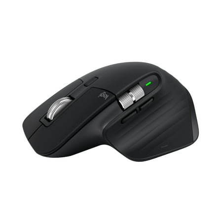 Logitech - MX Master 3S Wireless Laser Mouse with Ultrafast Scrolling - Black