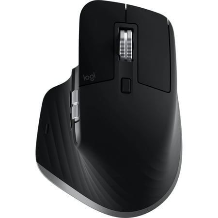 Logitech - MX Master 3S for Mac Bluetooth Laser Mouse with Ultrafast Scrolling - Space Gray