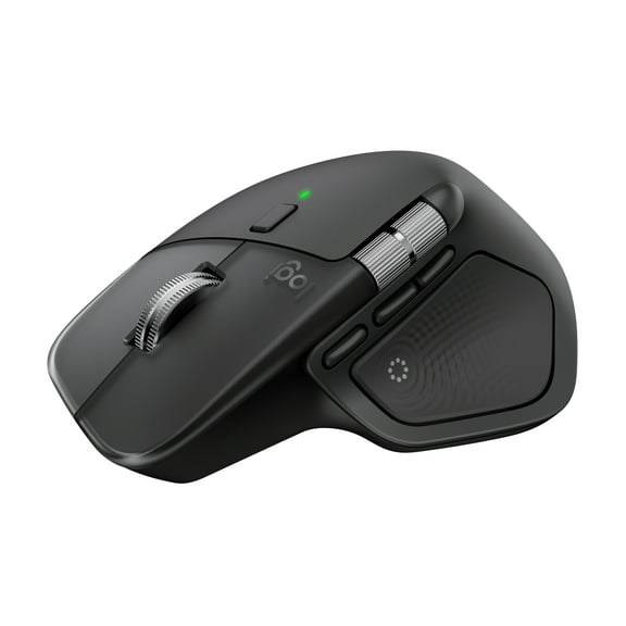 Open Box Logitech MX Master 4, Ergonomic Wireless Mouse with Advanced Performance Haptic Feedback, Ultra-Fast Scrolling, Black