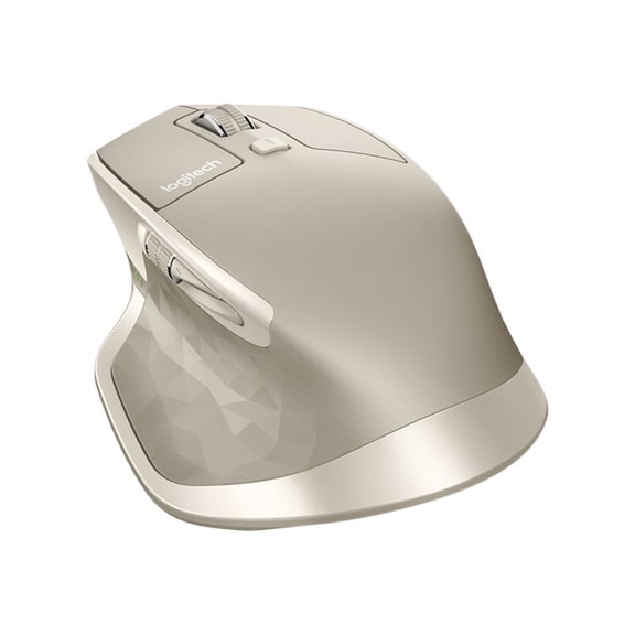 Logitech MX Master - Mouse - laser - 7 buttons - wireless - 2.4 GHz, Bluetooth - USB wireless receiver - stone