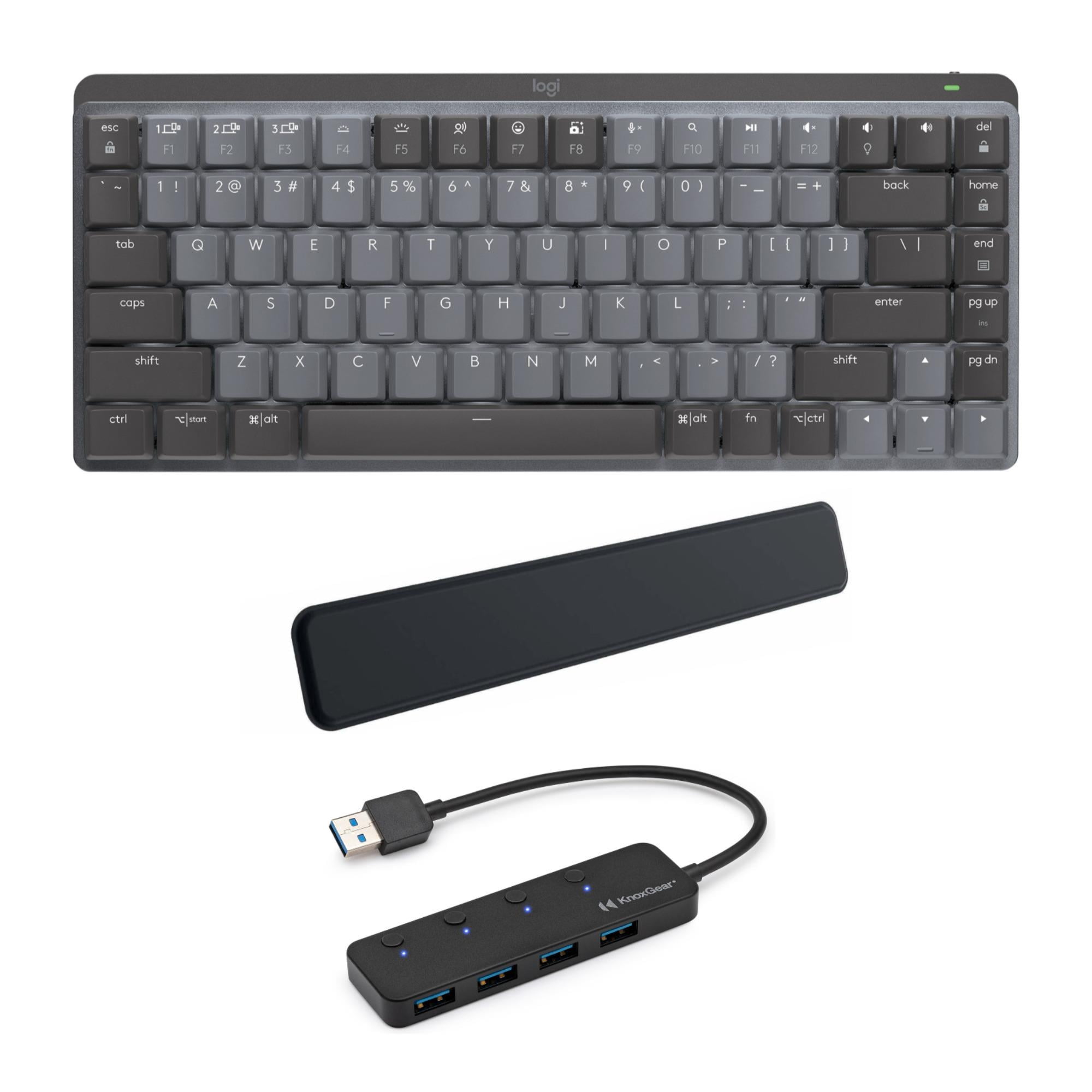 Logitech MX Mechanical Mini Clicky Keyboard (Graphite) with 3.0 