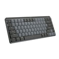thumbnail image 1 of Logitech MX Mechanical Mini Wireless Illuminated Keyboard, Linear Switches, Backlit, Bluetooth, USB-C, macOS, Windows, Linux, iOS, Android, Graphite, 1 of 12