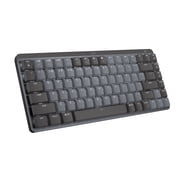 Logitech MX Mechanical Mini Wireless Illuminated Keyboard, Tactile Quiet Switches, Backlit, Bluetooth, USB-C, macOS, Windows, Linux, iOS, Android, Graphite