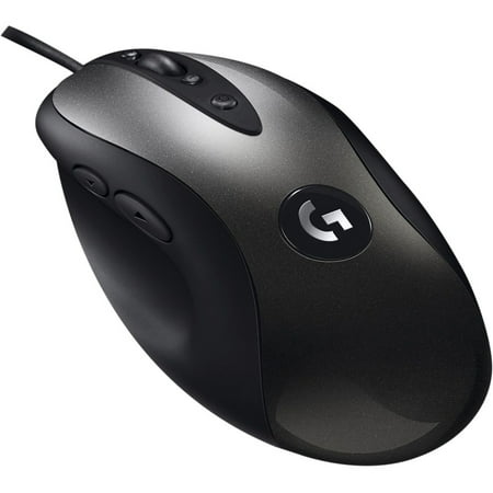 Logitech - G MX518 Wired Optical Gaming Mouse - Black/Gray