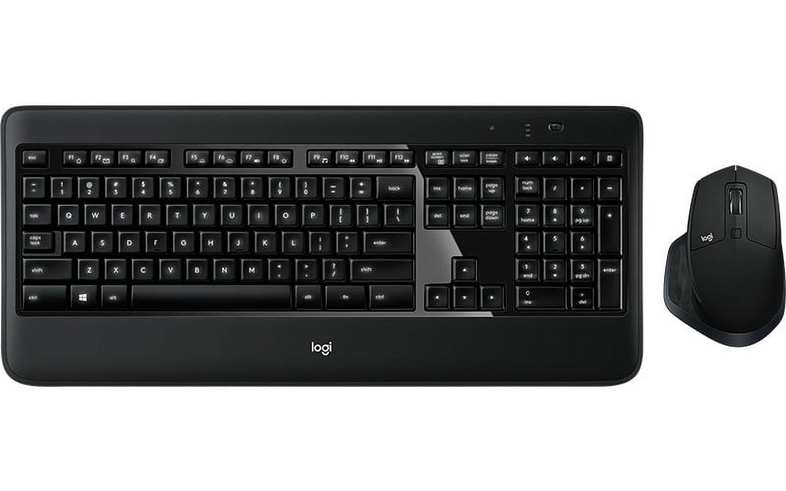 Logitech MX900 Wireless Keyboard & Mouse Combo, Black