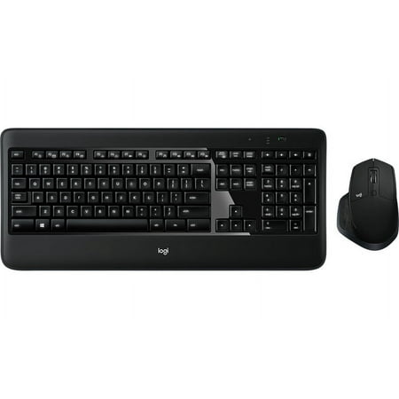Logitech - MX900 Full-size Wireless Scissor Keyboard and Mouse Bundle - Black