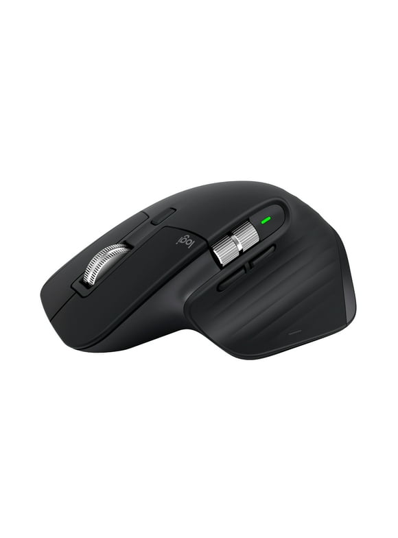 Logitech Master Series MX Master 3S Performance Wireless Mouse, Black, Bluetooth, Black