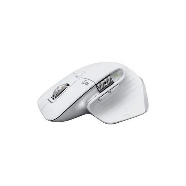 Logitech Master Series MX Master 3S Performance Wireless Mouse, USB-a to USB-C, Pale Gray