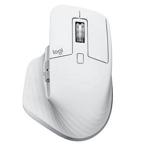 Logitech Master Series MX Master 3S Performance Wireless Mouse, USB-a to USB-C, Pale Gray