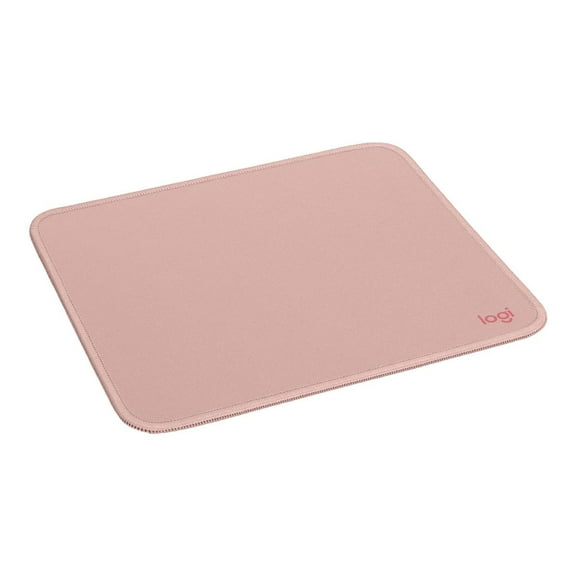 Logitech Mouse Pad - Studio Series, Computer Mouse Mat with Non-Slip Rubber Base, Easy Glide, Splashproof, Durable Materials, Portable, Fresh, Modern Design - Pink