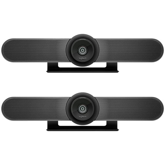 Logitech MeetUp All-in-One 4K ConferenceCam with 120° FOV Lens 2 Pack