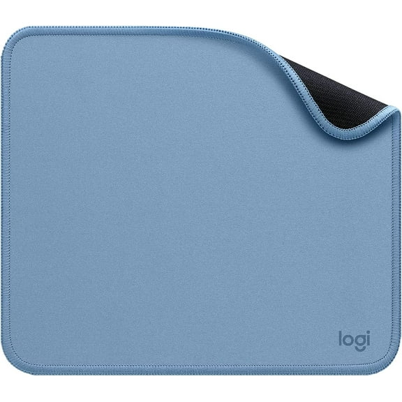 Logitech Mouse Pad - Studio Series, Computer Mouse Mat with Anti-Slip Rubber Base, Easy Gliding, Spill-Resistant Surface, Durable Materials, Portable, in a Fresh Modern Design