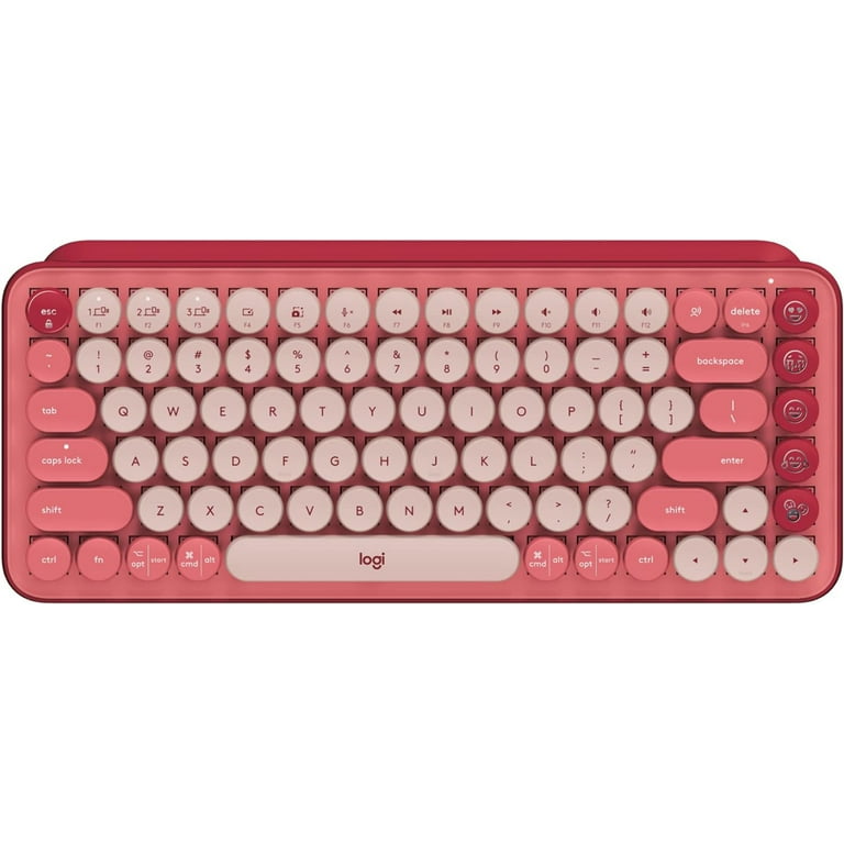 Logitech POP Wireless Keyboard, Customizable Emoji Keys