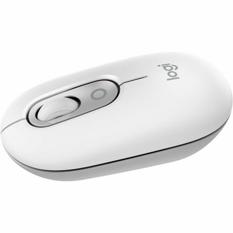 Logitech POP Mouse, Wireless, Customizable Emoji, SilentTouch Technology, Multi-Device, Off-white