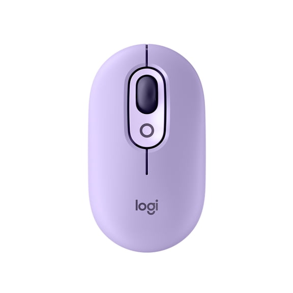 Logitech POP Mouse,  Wireless Mouse with Customizable Emojis, SilentTouch Technology, Bluetooth, Cosmos