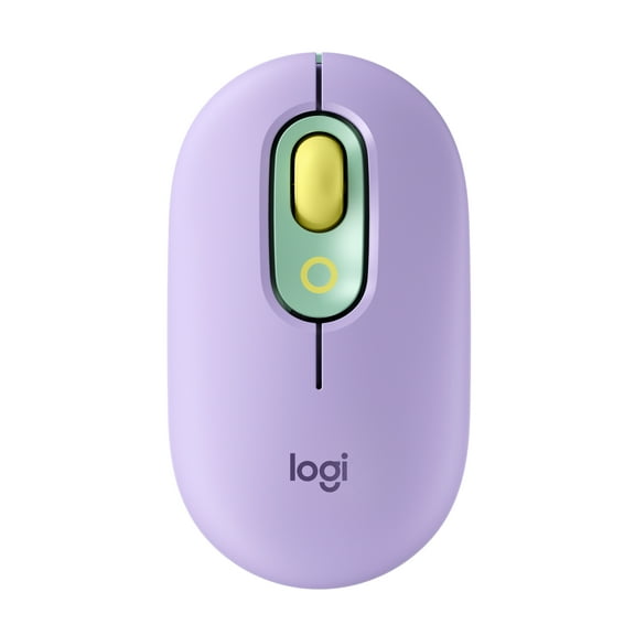 Logitech POP Mouse, Wireless Mouse with Customizable Emojis, SilentTouch Technology, Precision/Speed Scroll, Compact Design, Bluetooth, Daydream