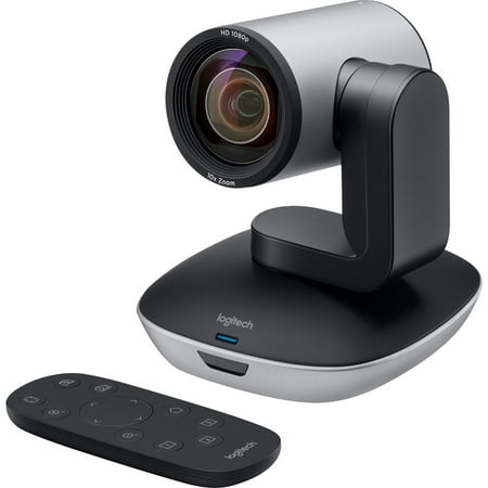 Logitech - PTZ Pro 2 HD 1080p Video Camera with Enhanced Pan/Tilt and Zoom - Black