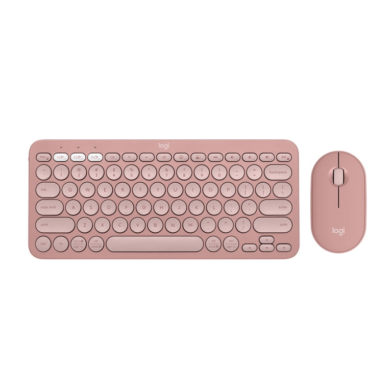 Logitech Pebble 2 Combo Wireless Keyboard and Mouse, Customizable