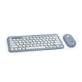 thumbnail image 1 of Logitech Pebble 2 Combo for Mac, Wireless Keyboard and Mouse, Slim, Quiet and Portable, Customizable, Tonal Blue, 1 of 14
