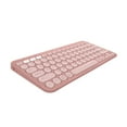 thumbnail image 1 of Logitech Pebble Keys 2 K380s, Multi-Device Bluetooth Wireless Keyboard with Customizable Shortcuts, Slim and Portable, Tonal Rose, 1 of 11