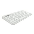 thumbnail image 1 of Logitech Pebble Keys 2 K380s, Multi-Device Bluetooth Wireless Keyboard with Customizable Shortcuts, Slim and Portable, Tonal White, 1 of 11
