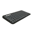 thumbnail image 1 of Logitech Pebble Keys 2 K380s, Multi-Device Bluetooth Wireless Keyboard with Customizable Shortcuts, Slim and Portable, Tonal Graphite, 1 of 15