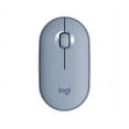 thumbnail image 1 of Logitech Pebble M350 Mouse - Bluetoth/radio Frequency - Usb - Optical - 3 Button(s) - - 2.4ghz - 1000 Dpi - Scroll Wheel (blue Gray), 1 of 4