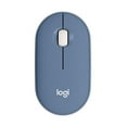 thumbnail image 1 of Logitech Pebble Wireless Mouse, Bluetooth, 2.4 GHz Receiver, Silent, Quiet Clicks, Blueberry, 1 of 8