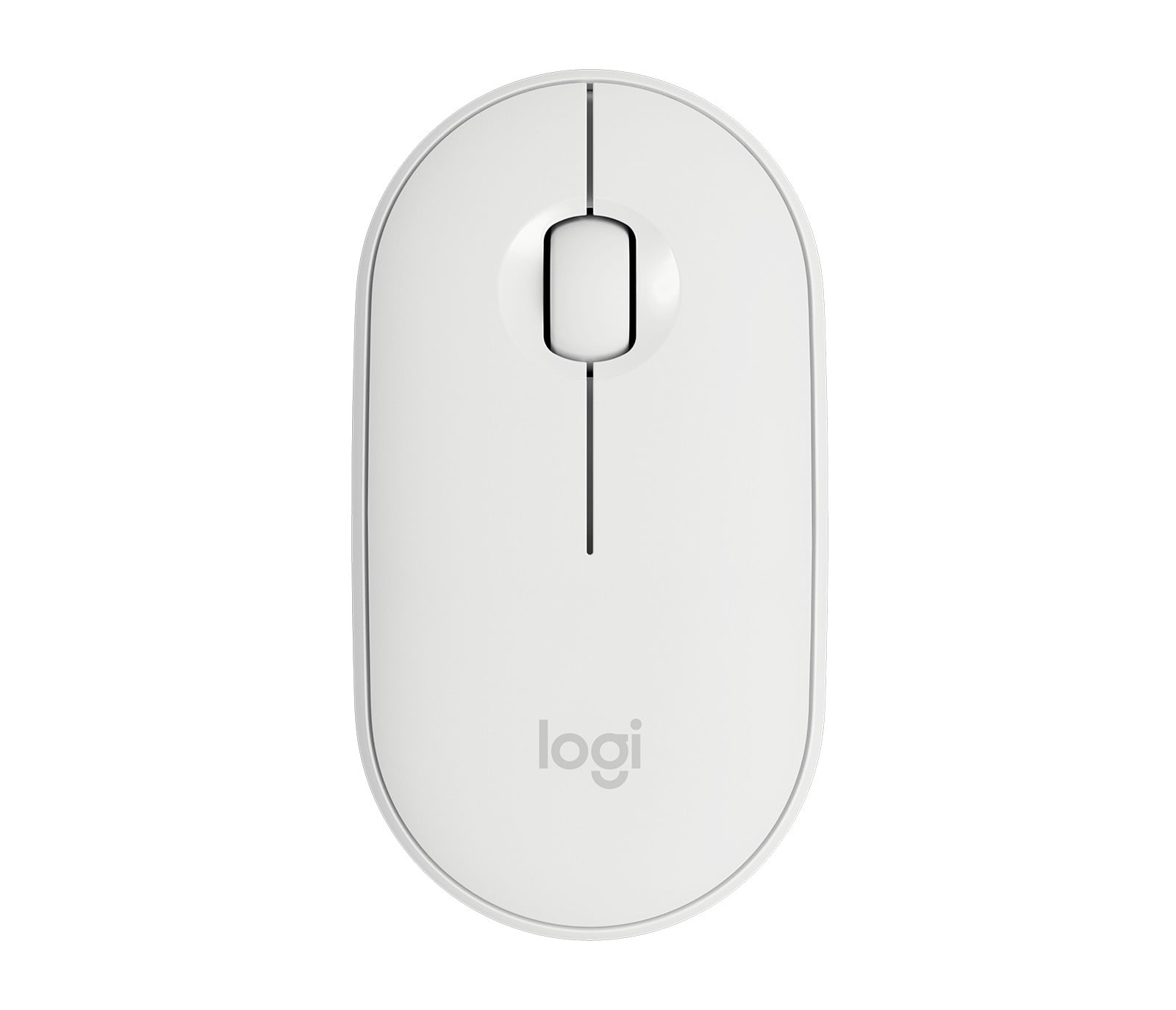 Logitech Pebble i345 Wireless Mouse for iPad, White, White