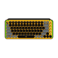 thumbnail image 1 of Logitech POP Keys Wireless Mechanical Keyboard with Emoji Keys - Blast Yellow, 1 of 5