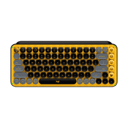 Logitech POP Keys Wireless Mechanical Keyboard with Emoji Keys - Blast Yellow